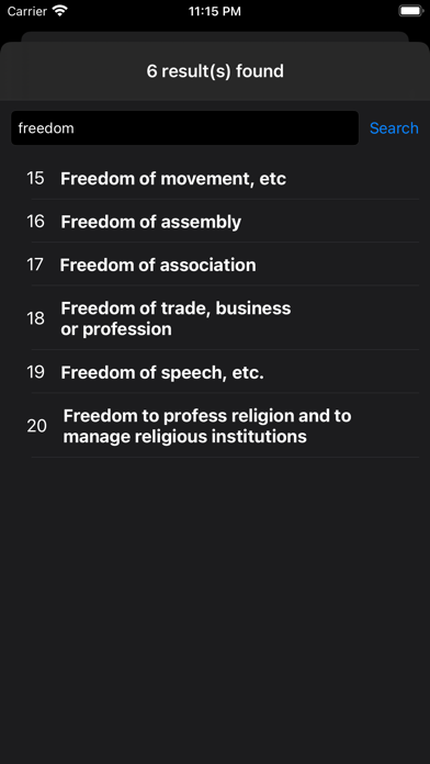 Constitution of Pakistan 1973 Screenshot