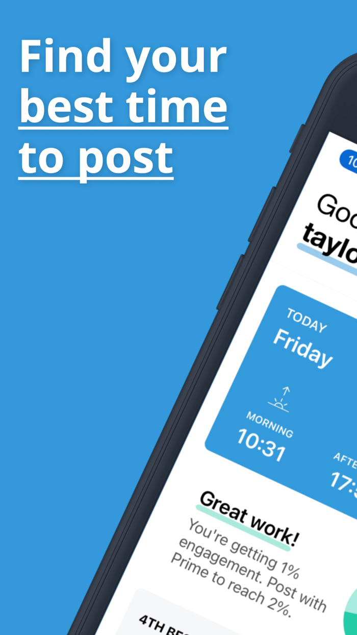 Prime When to post for Insta