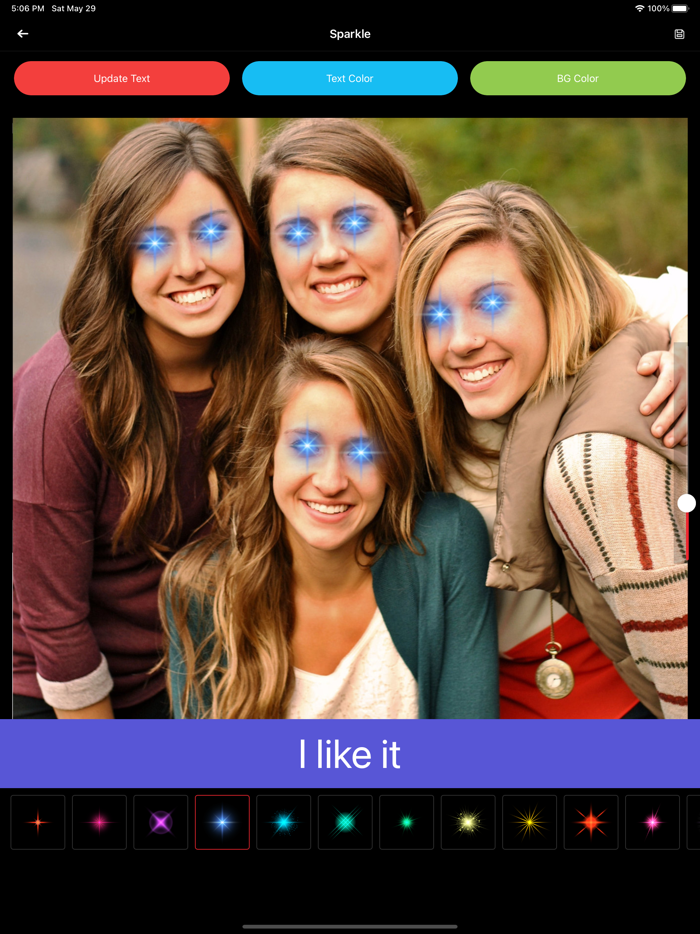 Sparkle Eye for Meme