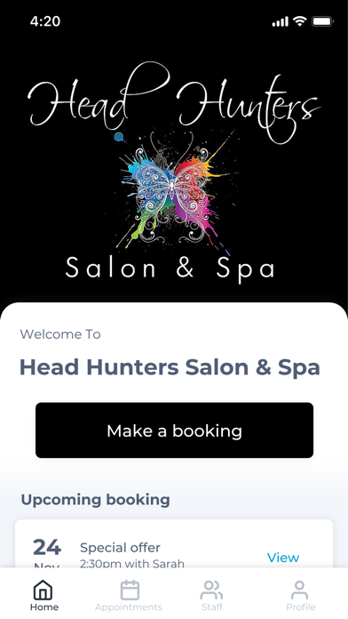 Head Hunters Salon & Spa Screenshot