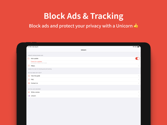 Screenshot #4 pour Unicorn Blocker:Adblock