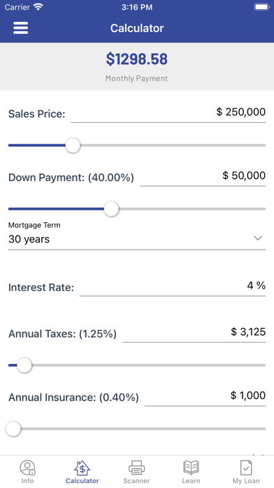 Marine Bank Mortgage: Mobile Screenshot