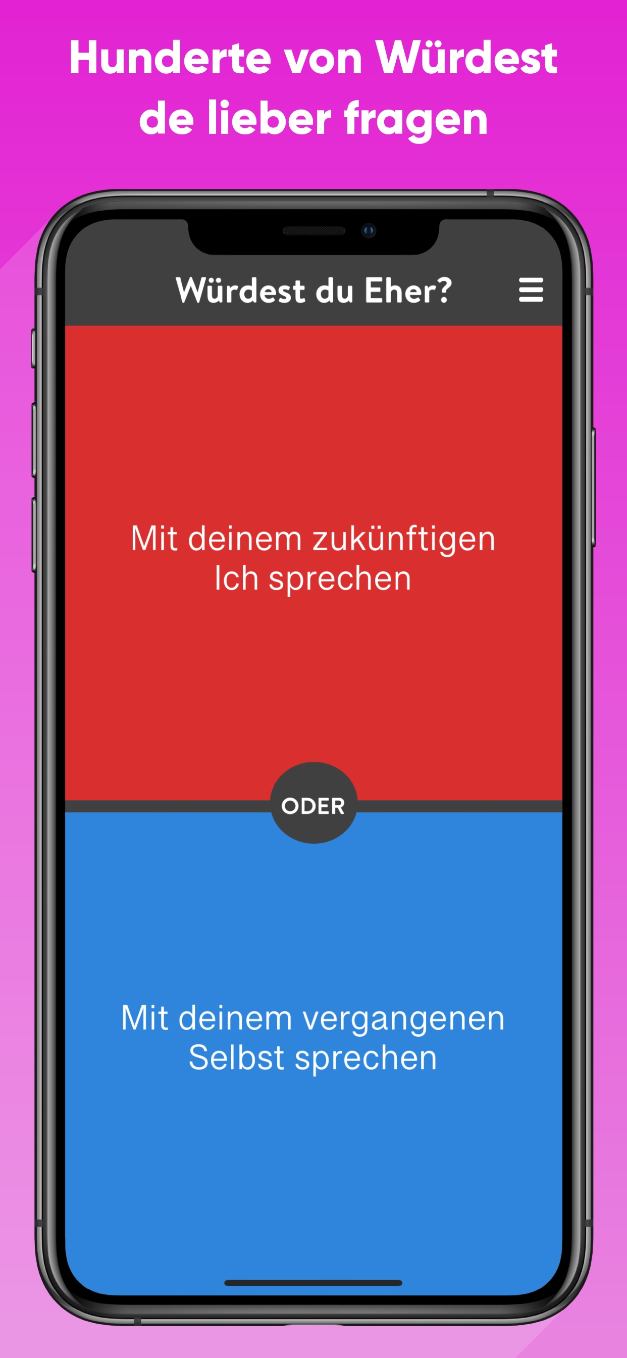 Würdest du Eher?