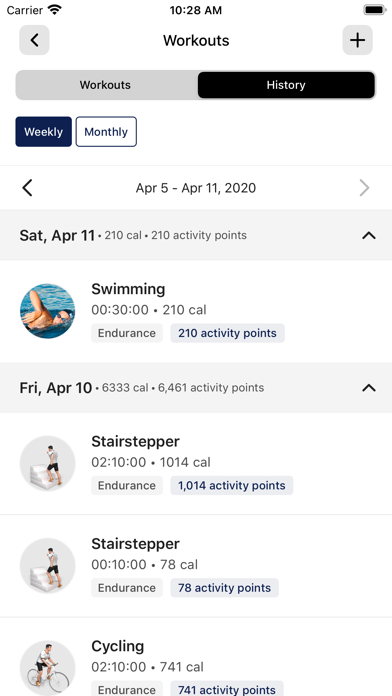 Selection Fitness Screenshot