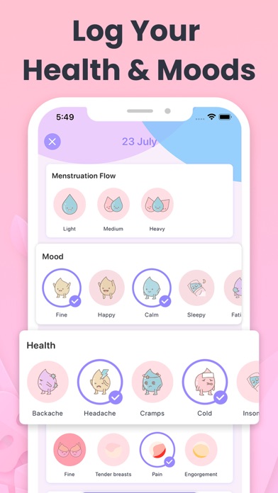 Modern Fertility Tracker Screenshot