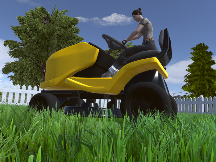 Lawn-Mower Simulator