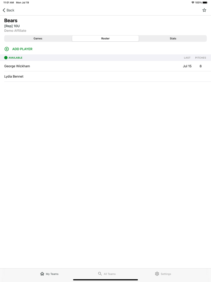 Baseball Manitoba Pitch Count