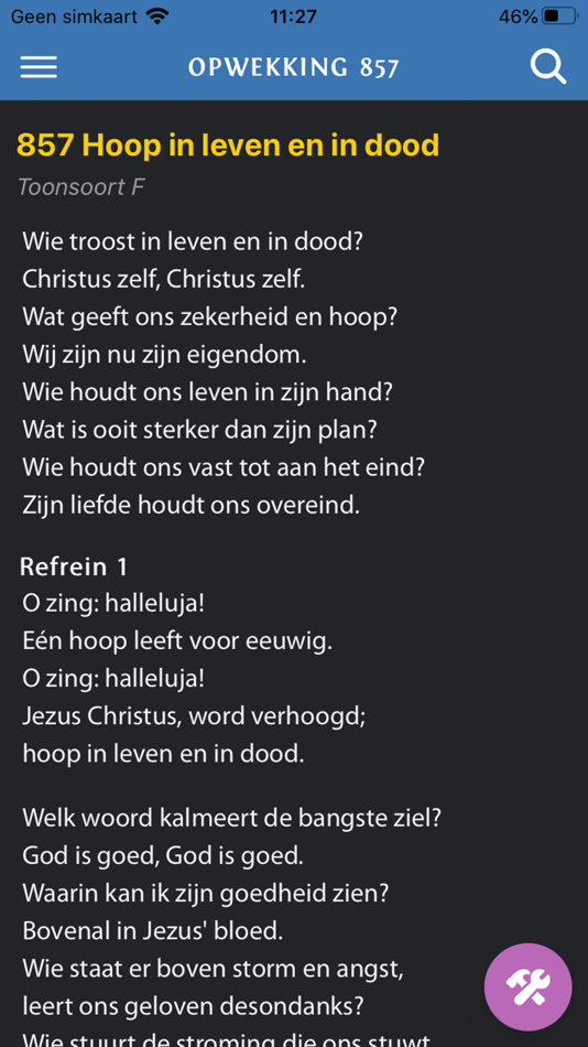 #2. Opwekkingsliederen (iOS) 由: Stichting Opwekkingslectuur