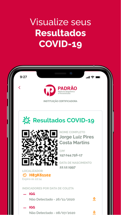 Laboratório Padrão Screenshot