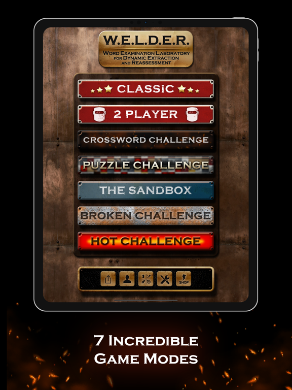 W.E.L.D.E.R. - word game iPad screenshot 8 - Games app