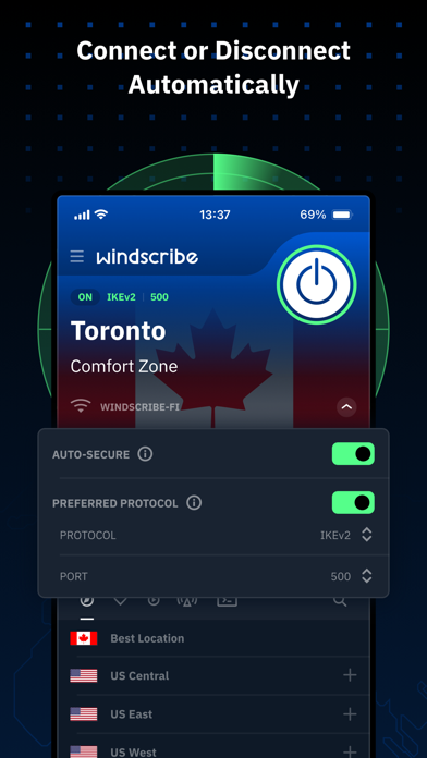 Screenshot #3 pour Windscribe VPN