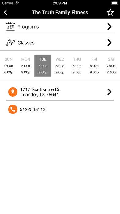 TRUTH Family Fitness Screenshot