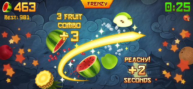 ‎Fruit Ninja® Screenshot