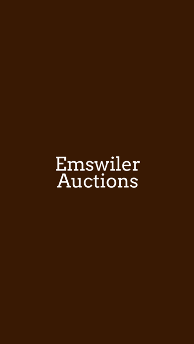 Emswiler Auctions Screenshot