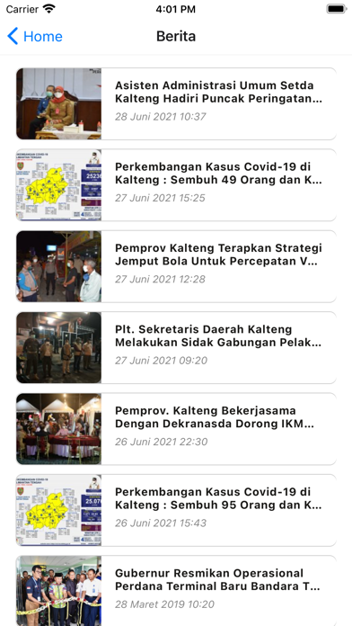 Kalteng Mobile Screenshot