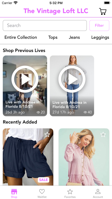 The Vintage Loft LLC Screenshot