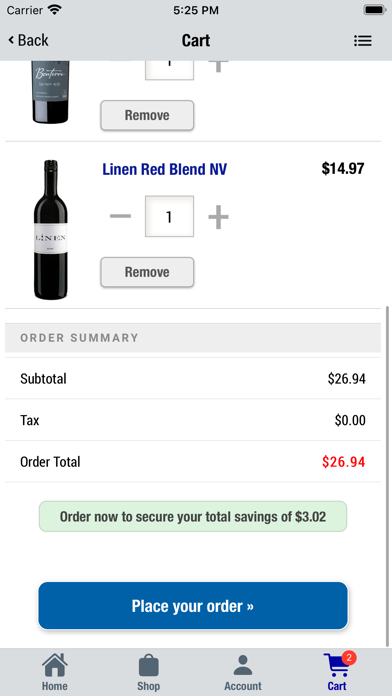 People’s Liquor Warehouse Screenshot