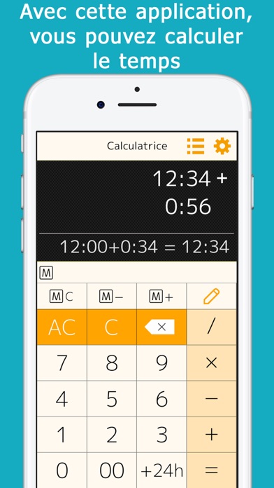 Screenshot #1 pour Calculateur de temps ++