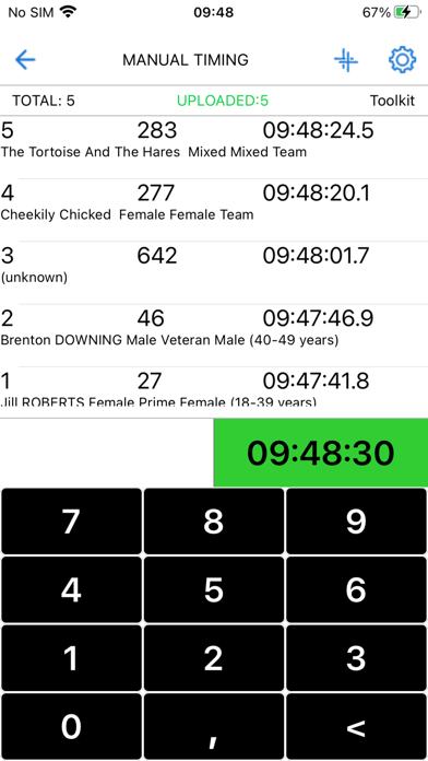 RaceTec Toolkit Screenshot