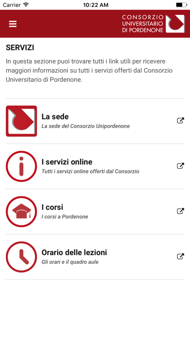 UniPordenone Screenshot