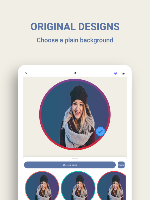 Screenshot #6 pour Profile Picture Maker & Circle