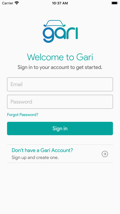 Gari Motor Insurance Screenshot