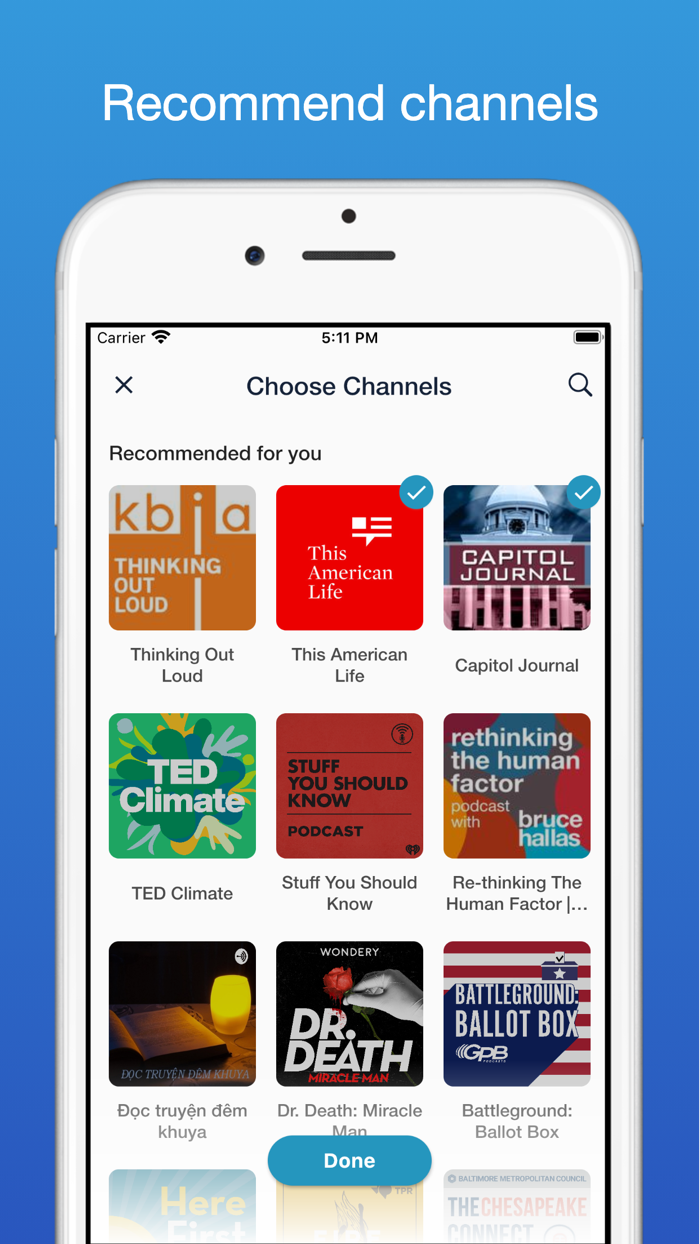 PodUp - Podcasts Everywhere