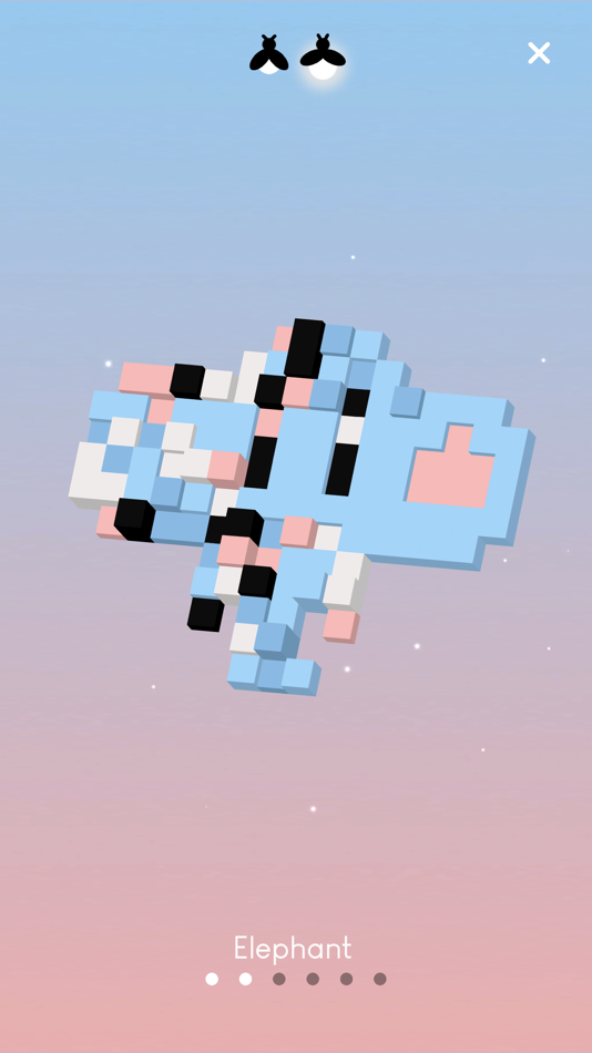 #4. Polycubes: Color Puzzle (iOS) Podle: Farida Yarullina