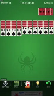 spider solitaire - challenge iphone screenshot 1