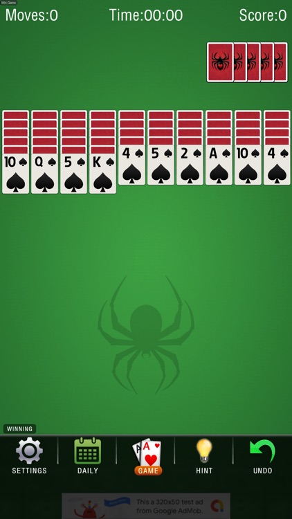 Spider Solitaire - challenge