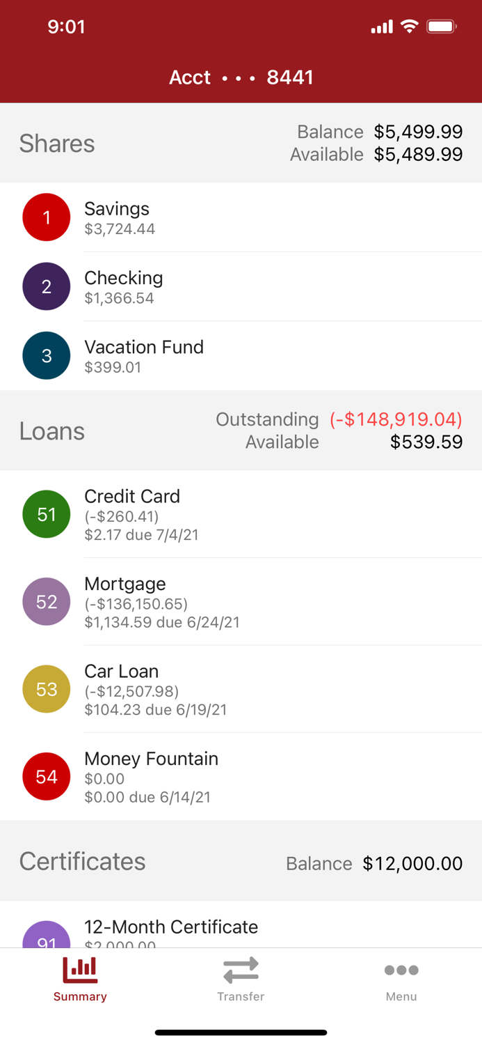Victoria Federal CU App