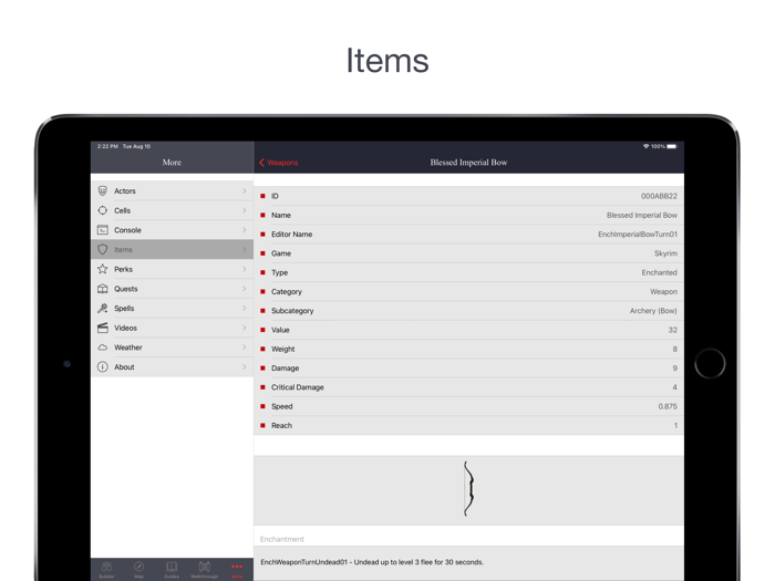 Database for Skyrim™