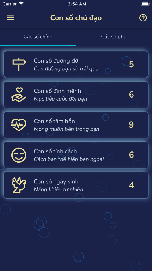 Thần số học - Tần số vũ trụ - 1.2.0 - (iOS)