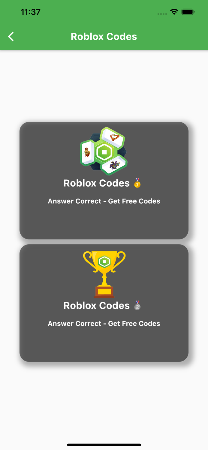 Robux Codes Gold Cards Quiz