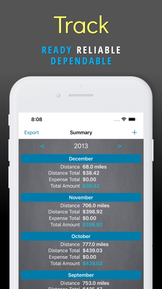 #1. Mileage Expense Log & Tracker (iOS) 由: ChuChu Train Productions