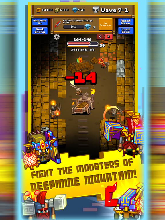 Screenshot #4 pour Idle Mine RPG