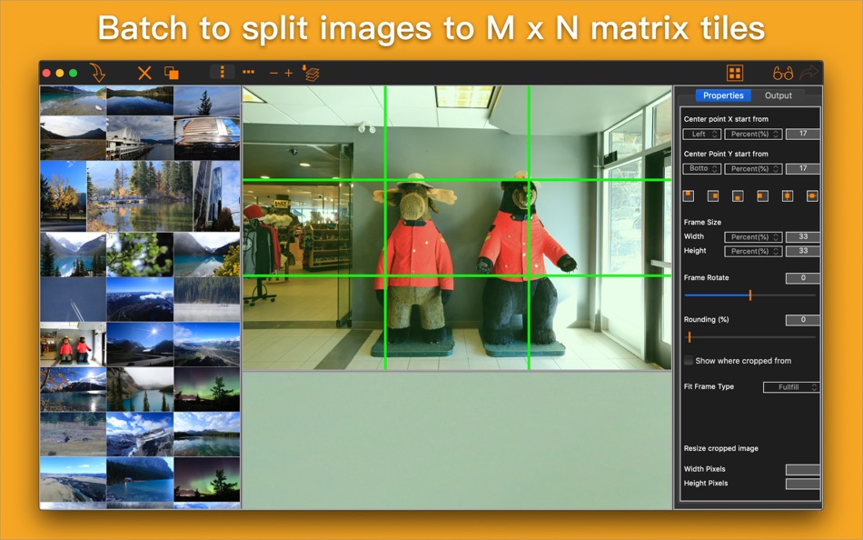 #1. Batch Image Crop (macOS) By: QI ZHI XIONG
