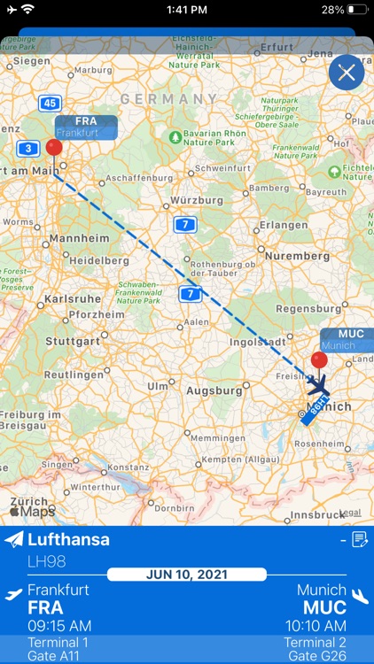 Munich Airport Info + Radar