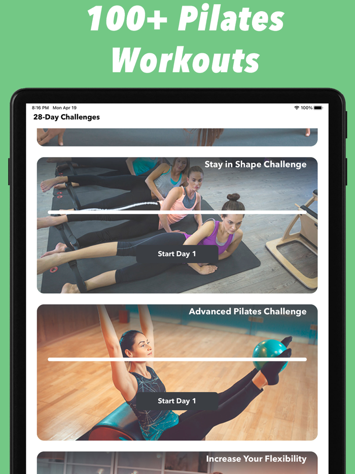 Pilates Exercises Workout Plan