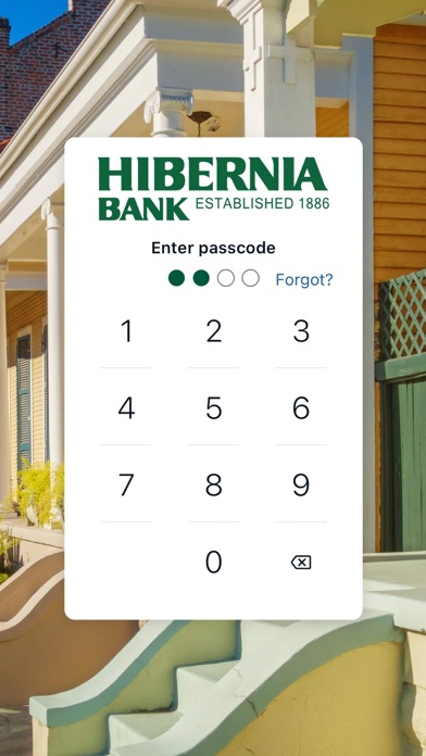 Hibernia Bank Mobile Screenshot