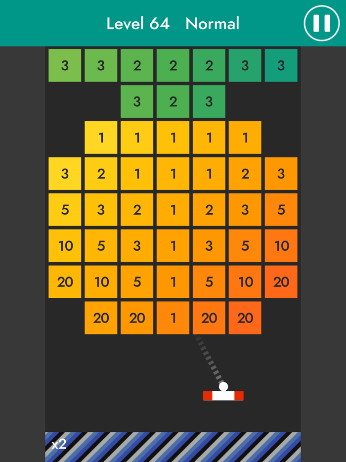 Bricks Breaker Gradation