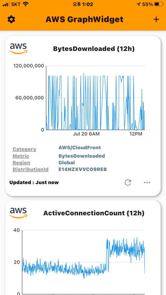 #3. AWS GraphWidget (iOS) 由: Bdrive Inc.
