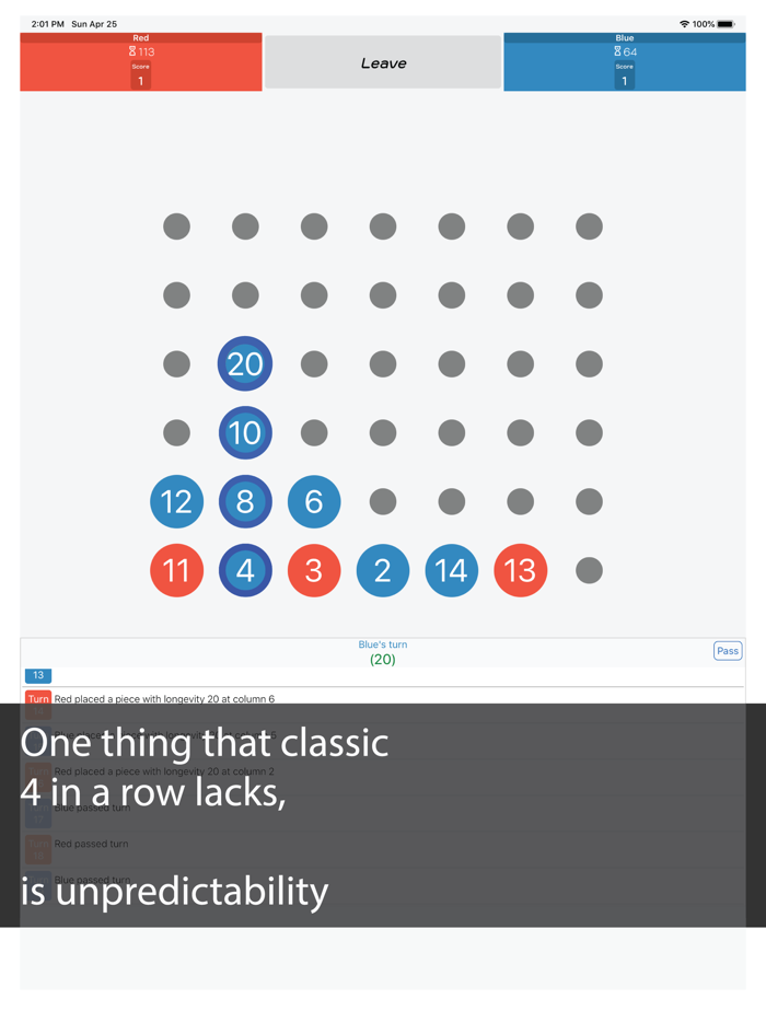 Longevity  4-in-a-row