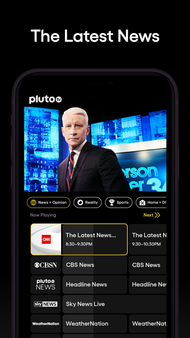 Pluto TV - Live TV and Movies Screenshot on iOS