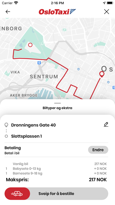 Oslo Taxi Screenshot