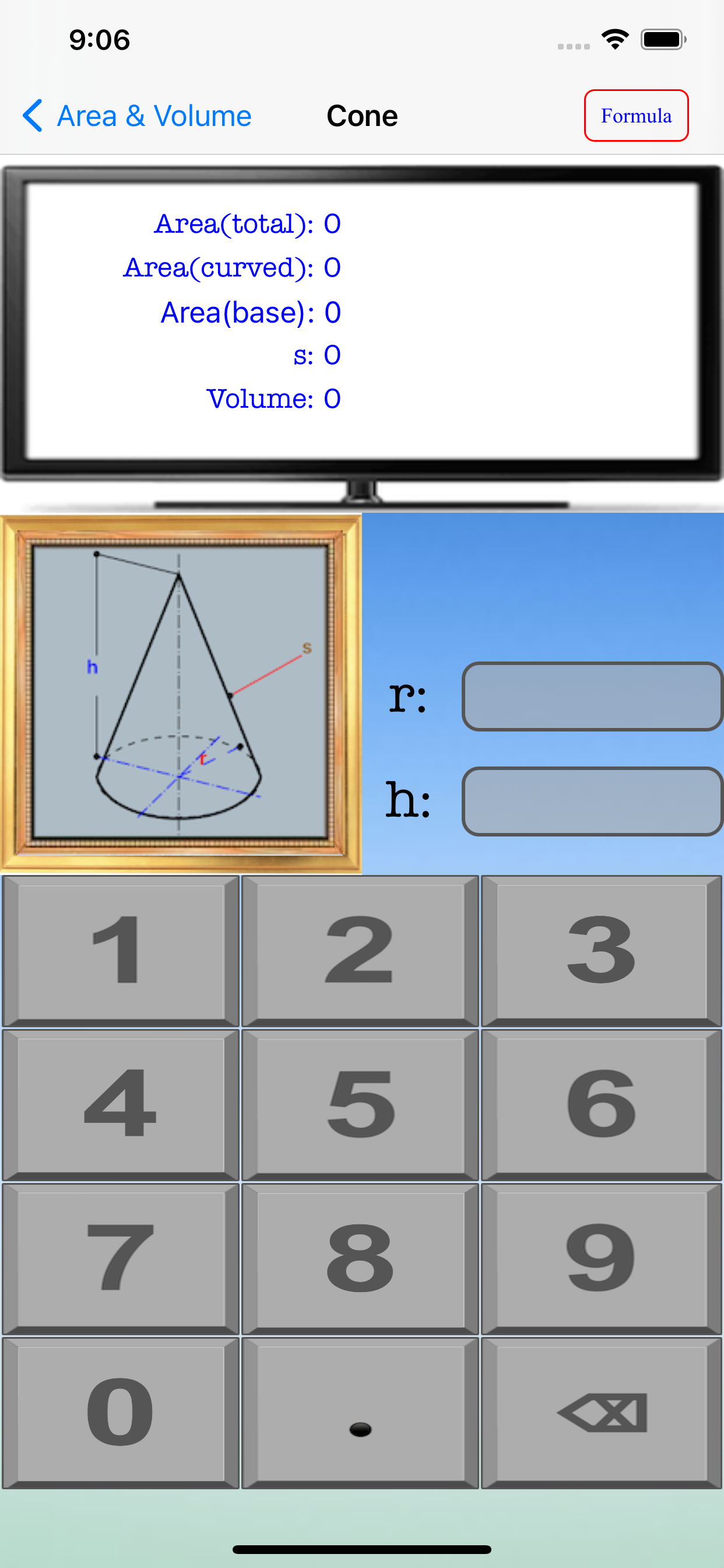 Dimensions Lite Calculator