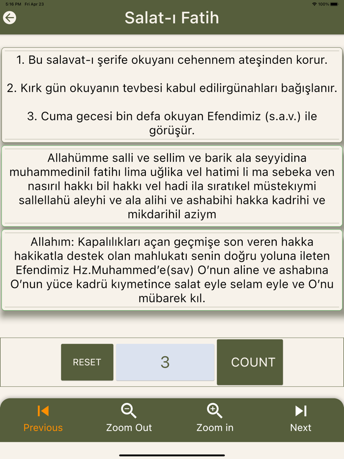 Salawats Prayers Zikhirmatic