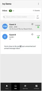 Ivy Staff Chat App screenshot #1 for iPhone