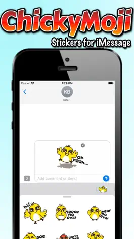 Game screenshot ChickyMoji Stickers apk