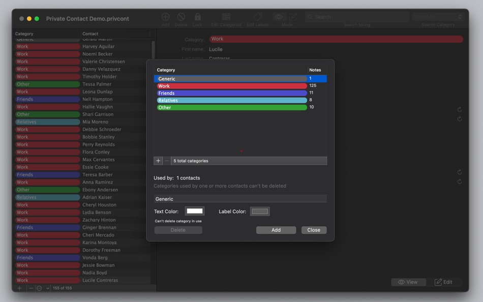 #3. Private Contact (macOS) 由: Roberto Panetta